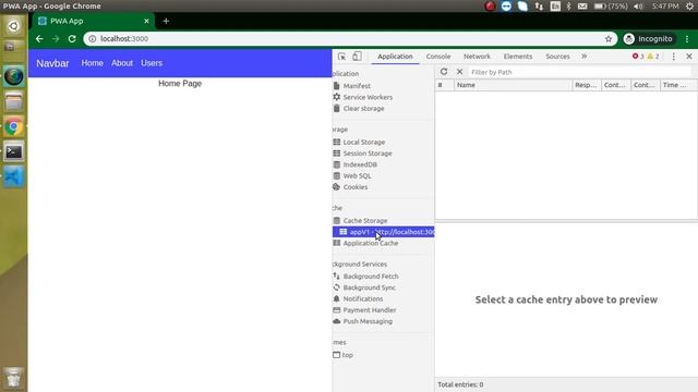 React js pwa tutorial in Hindi #6 web app in offline mode | progressive web app смотреть онлайн