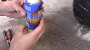 Шинонаполнитель .Испытание герметика для колёс (бескамерная покрышка)