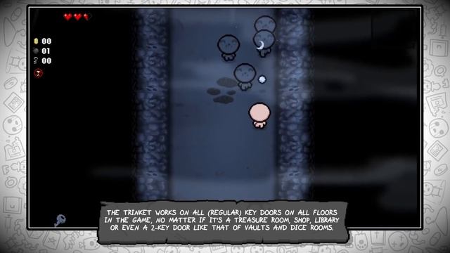 Blue Key - Trinket Guide - The Binding of Isaac: Repentance смотреть онлайн