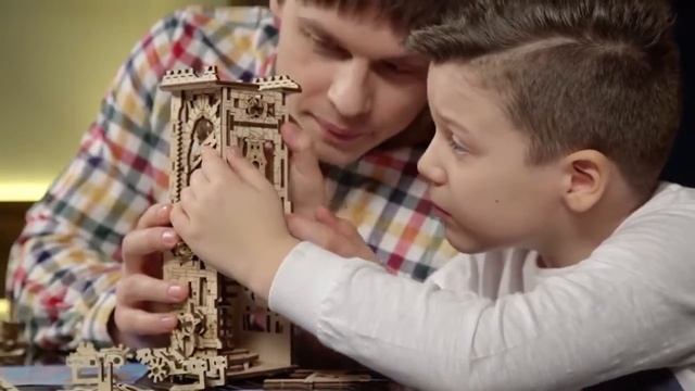 Башня аркбаллиста от Ugears смотреть онлайн