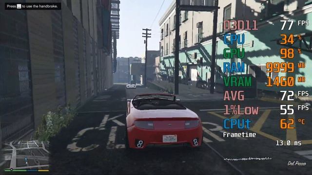 Intel UHD Graphics 730 -- Intel Core i5-11400 -- Grand Theft Auto V GTA V FPS Test смотреть онлайн