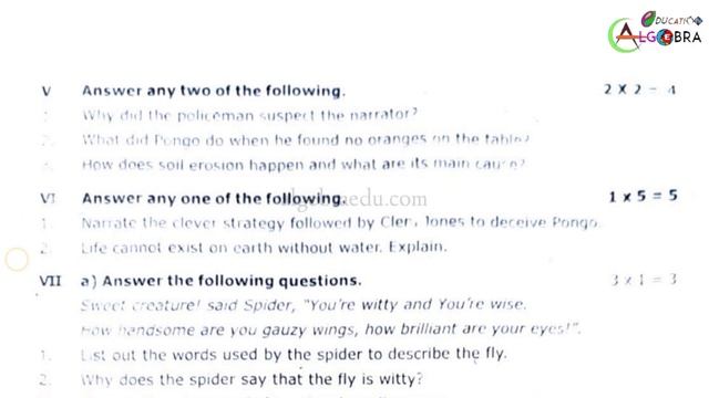 9th std english second midterm exam original question paper 2023 смотреть онлайн