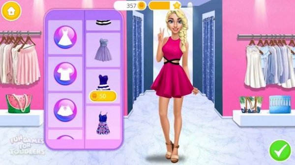 High School Girls Summer Dress Up and Makeup Game - Fun Summer Makeover Games