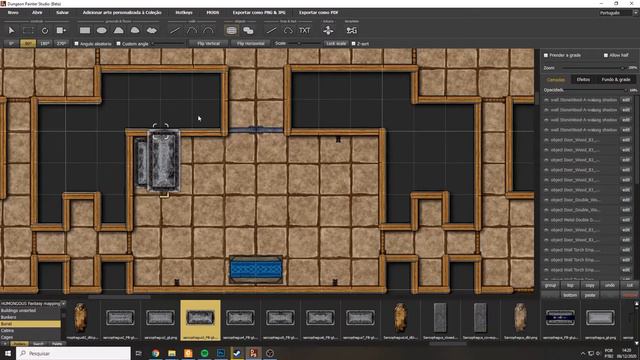 Battle Map RPG 016 - Spectral Guardian Tomb (Dungeon Painter Studio) смотреть онлайн