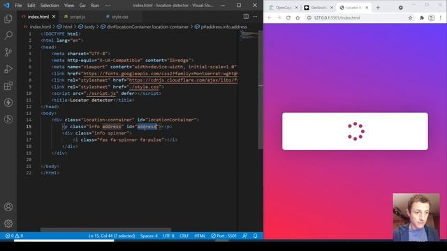 [ HTML | CSS ] Browser Location Detection смотреть онлайн