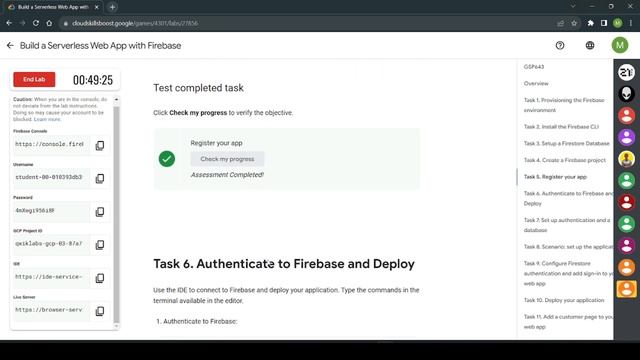 Build a Serverless Web App with Firebase | GSP643 | [NEW] | Solving queries with BigQuery ML смотреть онлайн