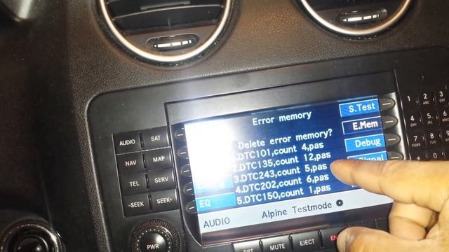Mercedes Engineering Mode and explanation of menu items смотреть онлайн
