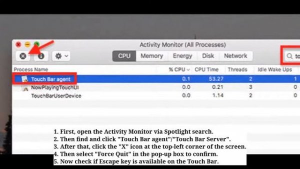 Escape Key Disappeared from the Touch Bar on Mac After macOS Sonoma Update (Fixed)