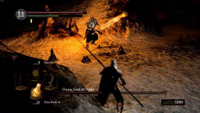 Dark Souls - Gwyn, Soul of Cinder vs Black Knight Halberd +5 NG SL95 смотреть онлайн