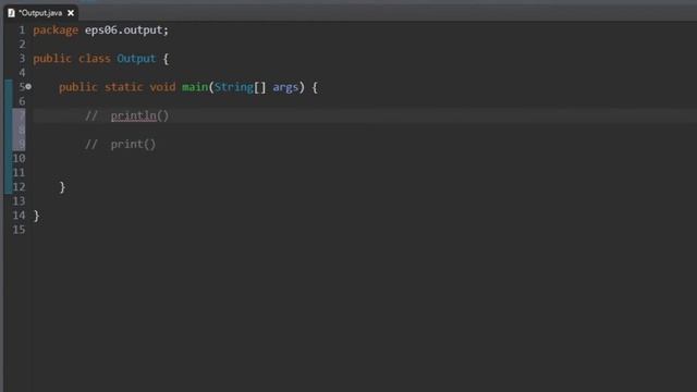#06 - Output - System.out.println(); [Java Dasar] смотреть онлайн