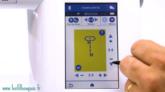 Démo rapide de l'écran tactile machine à coudre ALFA Smart et Smart + - www.lesfillesapois.fr смотреть онлайн