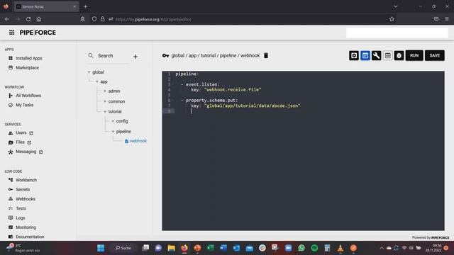 How to create a webhook with PIPEFORCE смотреть онлайн