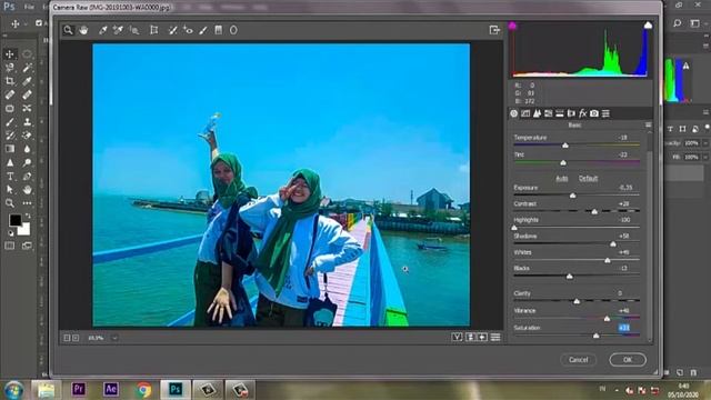 Tutorial Cara Menambahkan Camera Raw Filter Di Photoshop 2020 смотреть онлайн