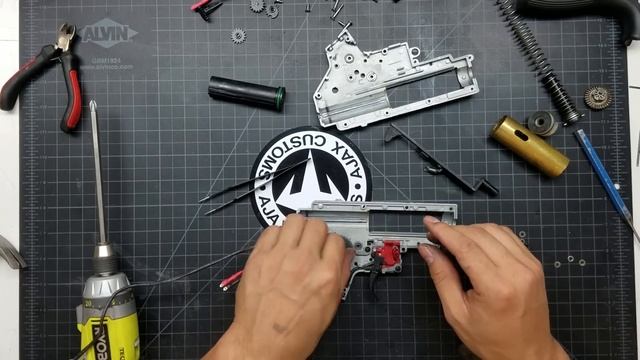 Internal upgrade of a G&G m4 by Ajax part 1 смотреть онлайн