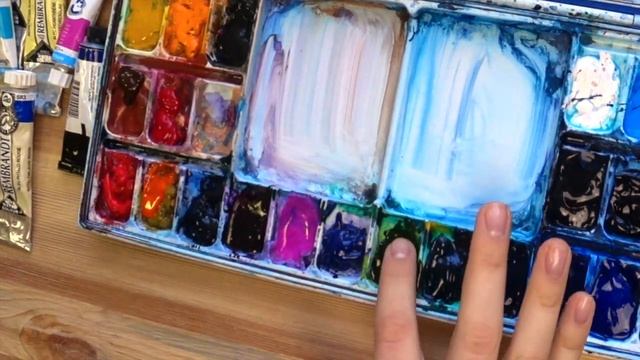 Рассматриваем акварельные краски! Свойства и что означают символы на тюбиках ? смотреть онлайн