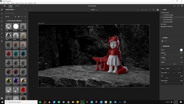 How to render in Adobe Dimension/Stager смотреть онлайн