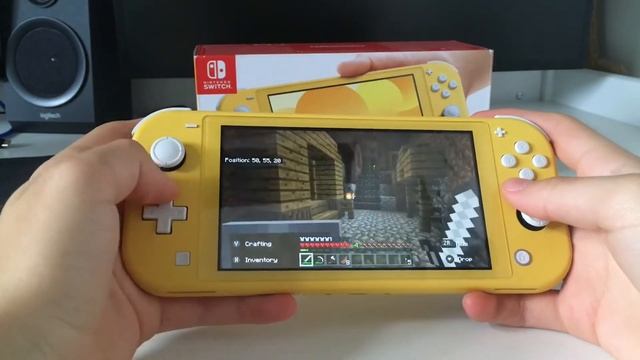 Nintendo Switch Lite Yellow Unboxing ? - Minecraft Gameplay смотреть онлайн