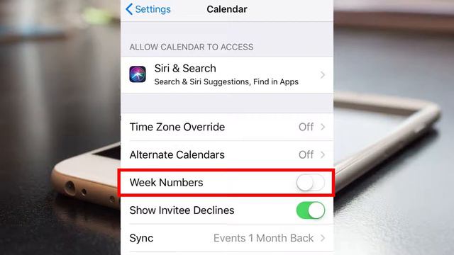 Show Week numbers in iPhone Calendar смотреть онлайн