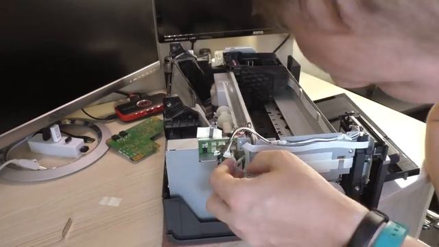 Ремонт принтера Epson T50 и материнская плата смотреть онлайн