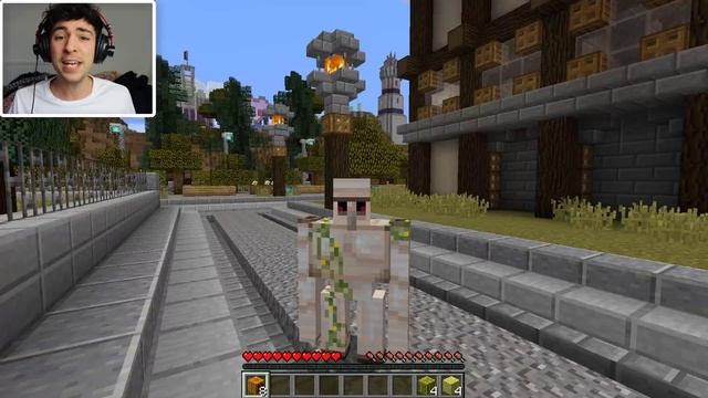 Minecraft LIFE OF AN IRON GOLEM MOD / BECOME AND IRON GOLEM AND SAVE THE VILLAGE!! Minecraft смотреть онлайн