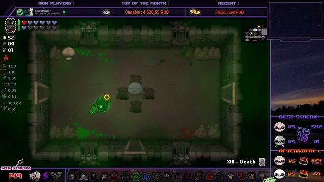 Иден стрик на 4 цели | Козел [#150] | The Binding of Isaac: Repentance смотреть онлайн