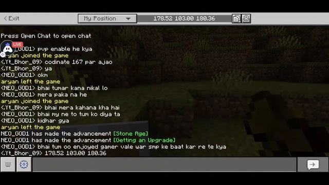 Public SMP 24/7 | Java + Pe Crack 1.19 Server | Minecraft Live смотреть онлайн