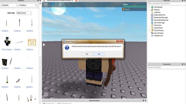 ROBLOX : How To Add Things To "Starter Pack," смотреть онлайн