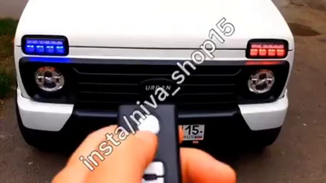 Lada Urban Нива Бегущие Led подфарнкики со сторобоскопами на пульте смотреть онлайн