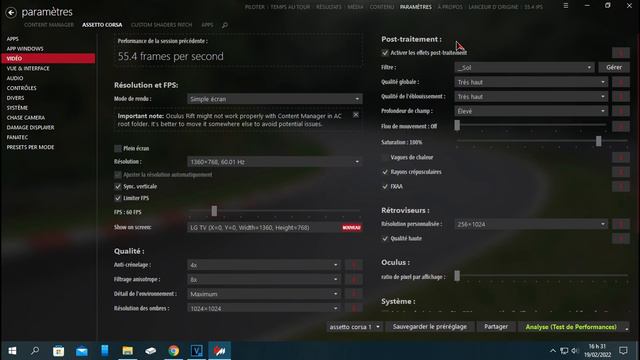 Réglage manette assetto corsa et autres paramètres 🔧🎮 смотреть онлайн