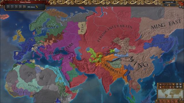 Europa Universalis 4 Aztec Invasion Converted Save Timelapse смотреть онлайн
