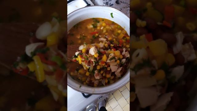 Мексиканский острый суп