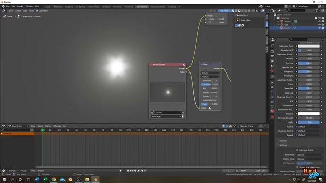 Blender Tutorial : Create Lens Flare or Glare in Blender 3 смотреть онлайн