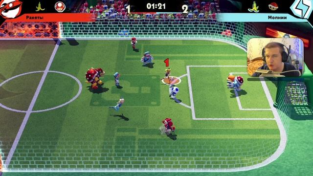 Новый Марио НогоМяч - Mario Strikers Battle League (Switch) смотреть онлайн