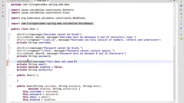99 Spring Framework - Adding Validation to User Form (Language Bangla) смотреть онлайн