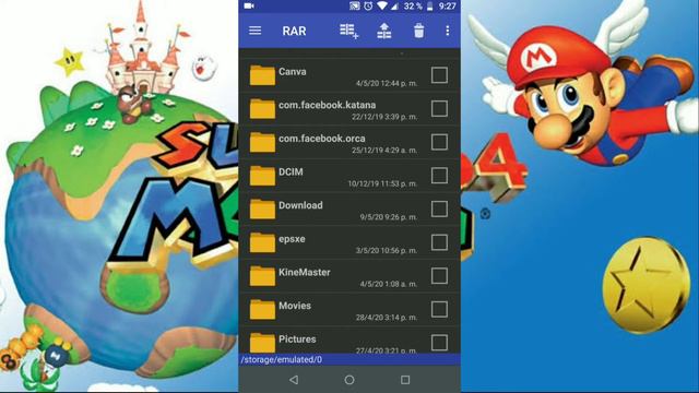 Super Mario 64 en Android Español смотреть онлайн