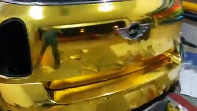 MINI COOPER CHROME GOLD смотреть онлайн
