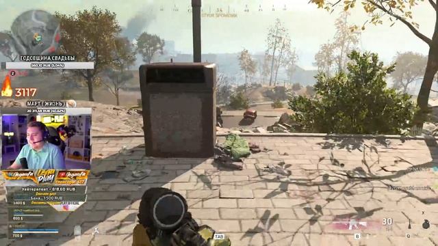 ПЕРВЫЙ ТОП 1 В CALL OF DUTY WARZONE! смотреть онлайн