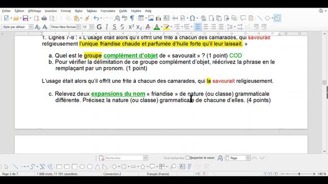 Entrainement DNB grammaire смотреть онлайн