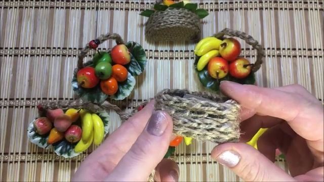 Магнит на холодильник "Корзинка с фруктами". Своими руками смотреть онлайн