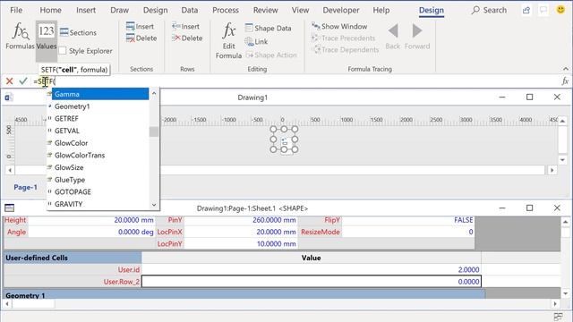 Visio: How create reference to other shape with using its ID смотреть онлайн