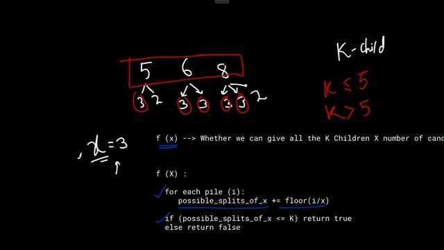 Leetcode Weekly 287 | 5219. Maximum Candies Allocated to K Children смотреть онлайн