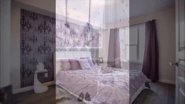 Оформление стен сиреневыми обоями (фото примеры) смотреть онлайн