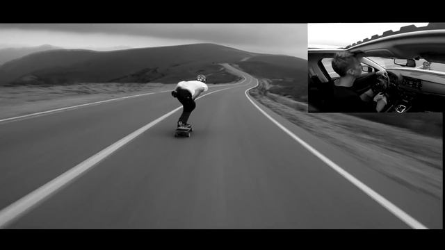 БЕЗУМНЫЙ СПУСК НА СКЕЙТЕ // DOWNHILL SKATEBOARDING - LONGBOARDING