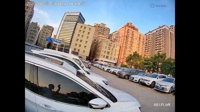 Home Security Camera IP Camera Test in Car Parking 5MP VS. 3MP смотреть онлайн
