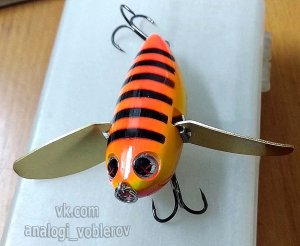 Копия воблера - Viva Donguri Mouse HYPER Clapper - Кроулер с Алиэкспресс