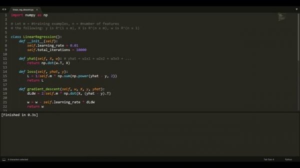 Linear Regression Gradient Descent From Scratch in Python