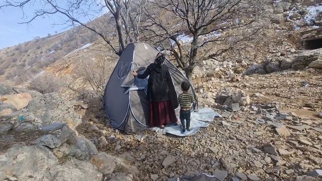 Lost puppy: A nomadic family asks the engineer for help смотреть онлайн