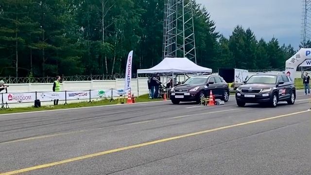 EX35 (3.5, stock) vs Kodiaq (2.0T, stage1) смотреть онлайн