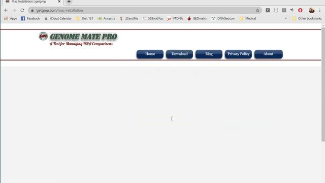 Installing Genome Mate Pro (GMP)