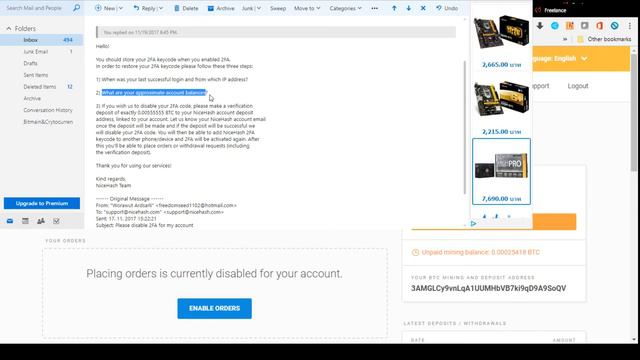 ไม่สามารถเข้าใช้งานเว็บ Nicehash ได้เพราะติด 2FA Authentication смотреть онлайн